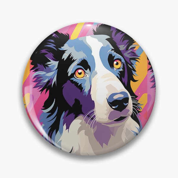 Item preview, Pop Art Border Collie designed and sold by Inky-Spiration.
