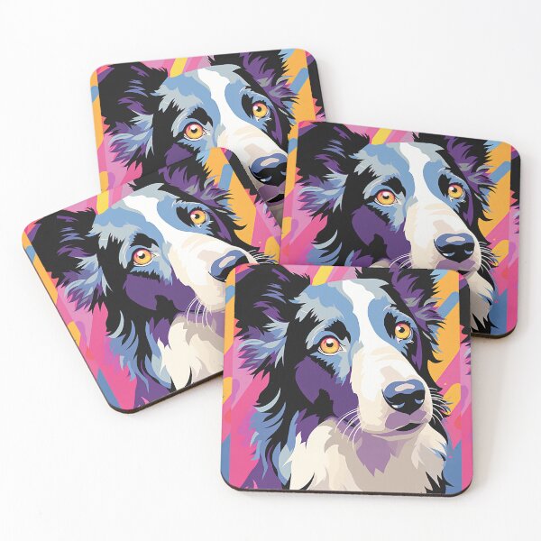 Item preview, Pop Art Border Collie designed and sold by Inky-Spiration.
