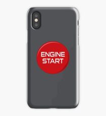 Engine Start Button iPhone Case/Skin