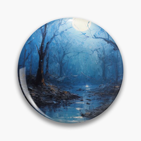Item preview, An idyllic fullmoon night designed and sold by AM FineArtPrints.