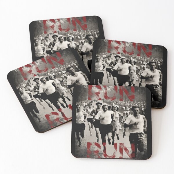 Item preview, Run - Running people - silhouette sprint - maraton designed and sold by rooffee.