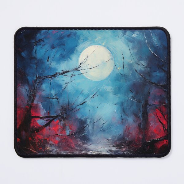 Item preview, An idyllic fullmoon night designed and sold by AM FineArtPrints.