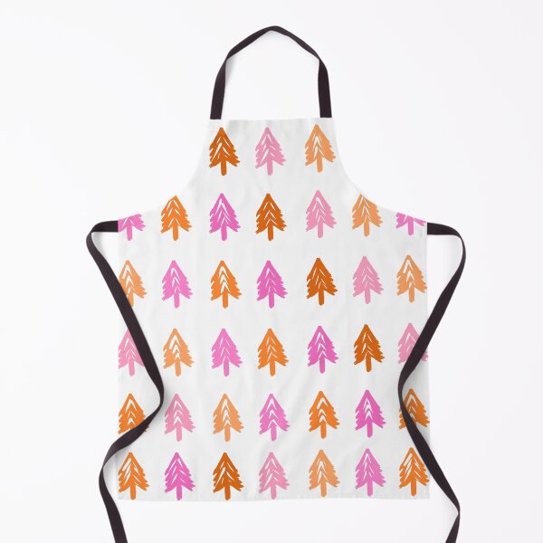 Item preview, Woodland Pine Trees Pattern in Pink and Orange designed and sold by OneThreeSix.
