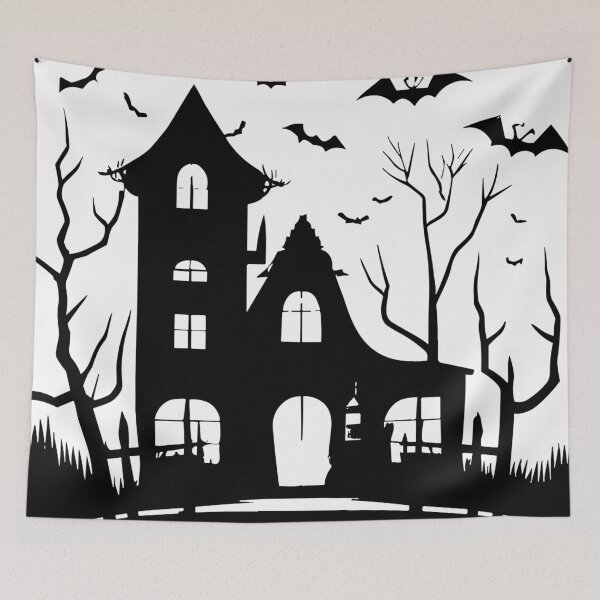 Item preview, halloween scene designed and sold by Art4PrintGifts.