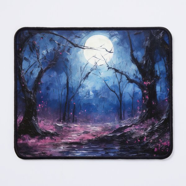 Item preview, An idyllic fullmoon night designed and sold by AM FineArtPrints.