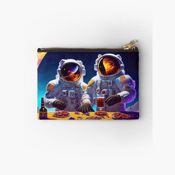 Item preview, Two astronauts cook on the moon designed and sold by M-Y-A-R-T-.