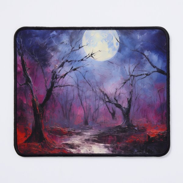 Item preview, An idyllic fullmoon night designed and sold by AM FineArtPrints.
