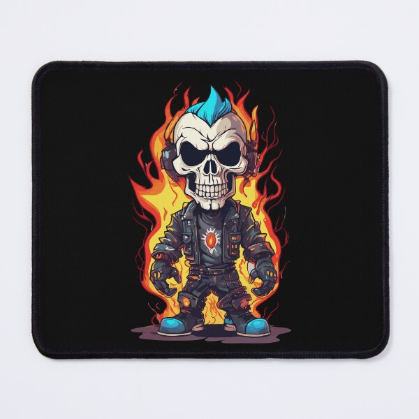 Item preview, Burning Skull Man designed and sold by Bianca-Design.