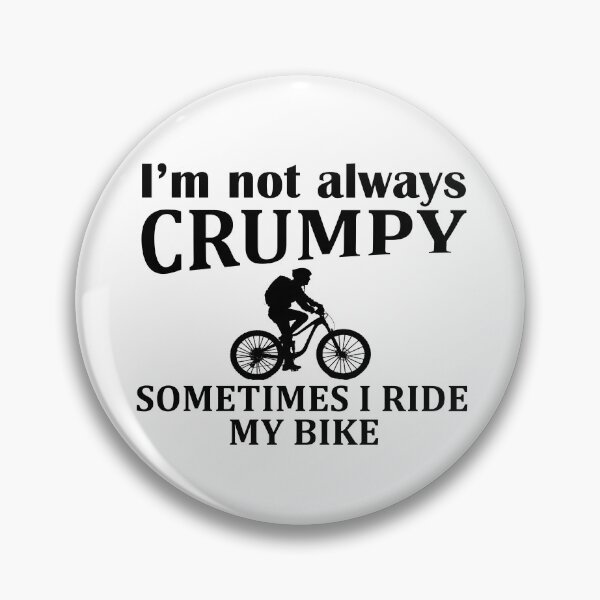 Item preview, funny cycling mountain bike biking quotes sayings designed and sold by Alexaltay.