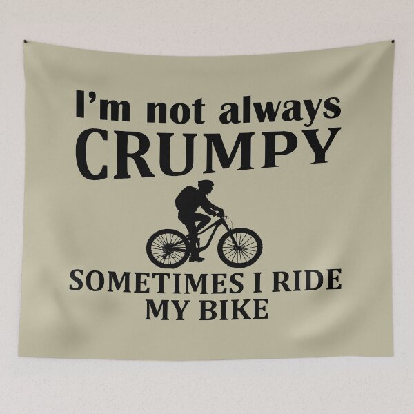 Item preview, funny cycling mountain bike biking quotes sayings designed and sold by Alexaltay.