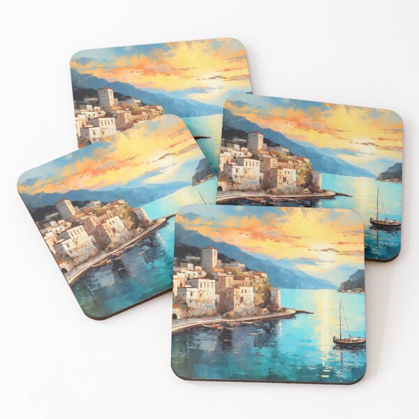 Item preview, Amalfi Coast, Italian Panorama designed and sold by AM FineArtPrints.
