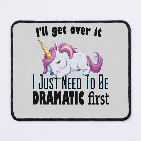 Item preview, I Just Need To Be Dramatic Lazy Unicorn funny designed and sold by stylechoc.