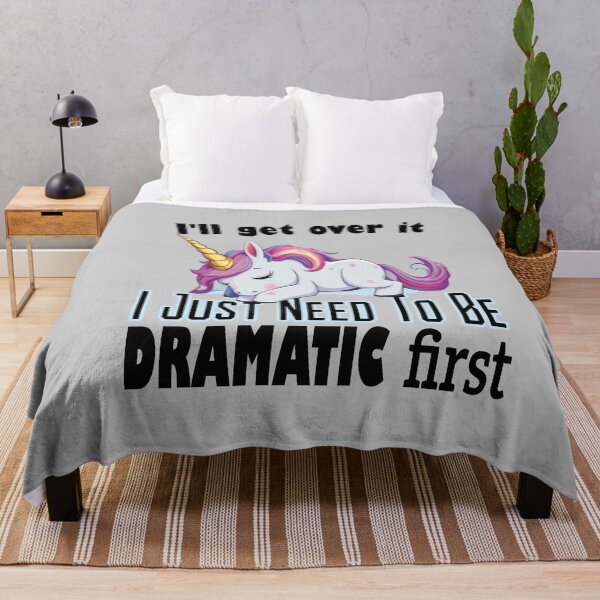 Item preview, I Just Need To Be Dramatic Lazy Unicorn funny designed and sold by stylechoc.