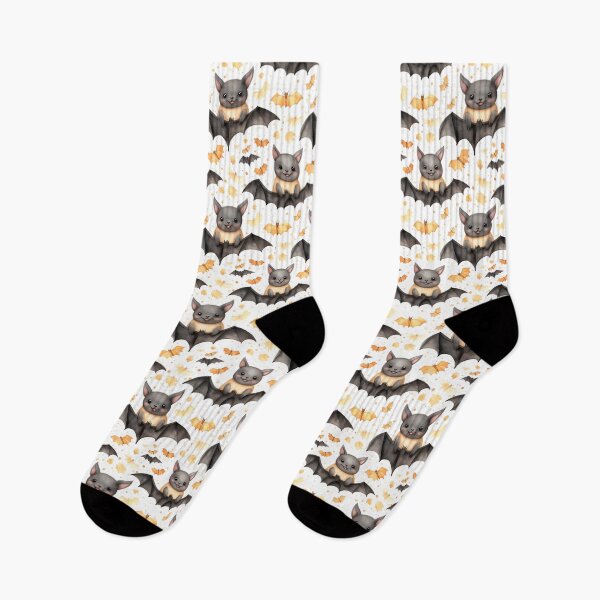 Item preview, Spooky Sweetness: Cute Bat Spreading Halloween Love designed and sold by qoodesignstudio.