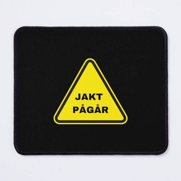 Item preview, Jakt pågår, Varningsskylt, Warning Sign, Hunting in progress, Swedish, Willow Days designed and sold by avit1.