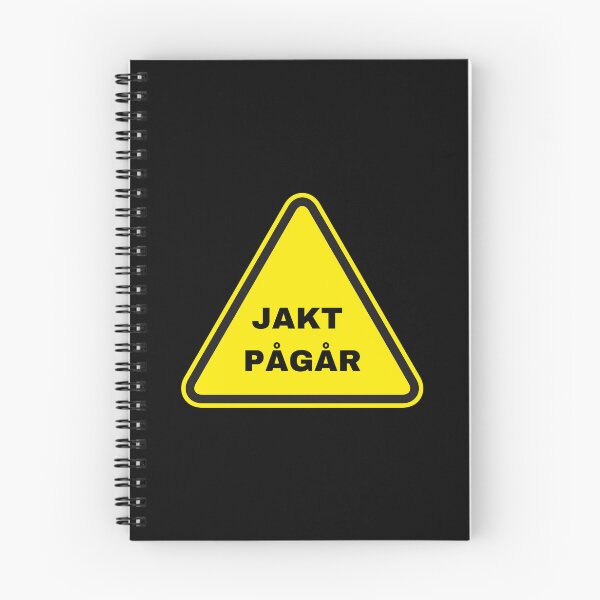 Item preview, Jakt pågår, Varningsskylt, Warning Sign, Hunting in progress, Swedish, Willow Days designed and sold by avit1.