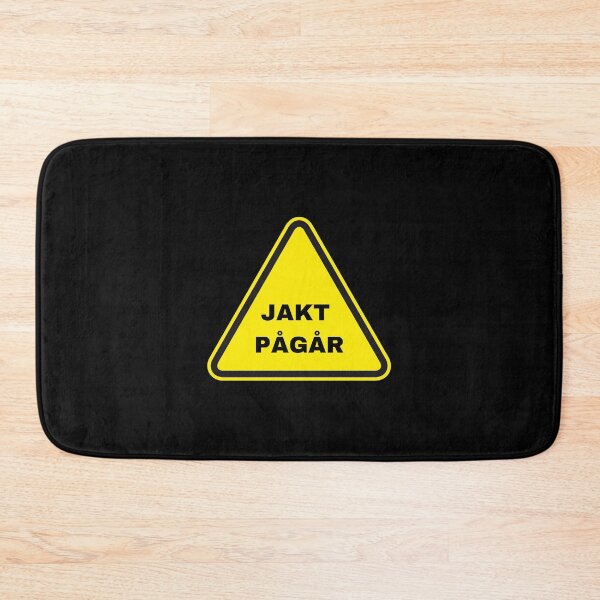 Item preview, Jakt pågår, Varningsskylt, Warning Sign, Hunting in progress, Swedish, Willow Days designed and sold by avit1.