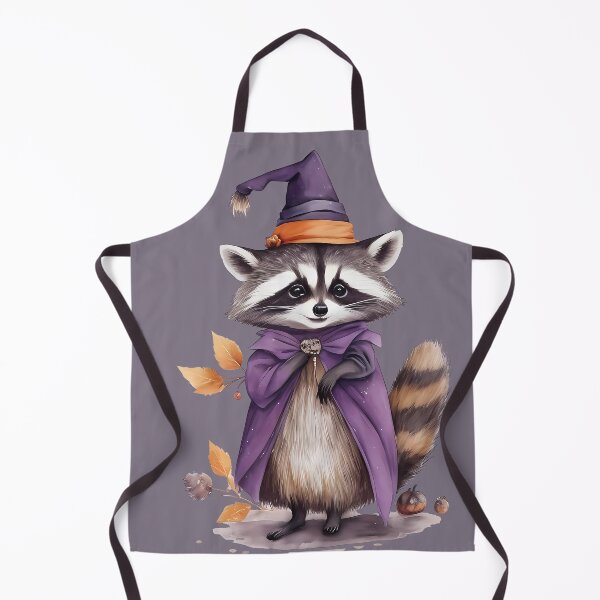 Artikelvorschau, Skurriler Waschbär: Halloween-Hexenfreude entworfen und verkauft von DevushkaStore.