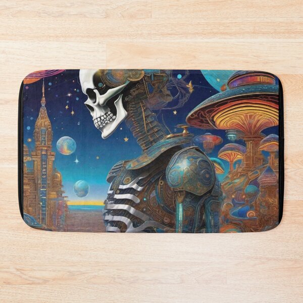 Item preview, Surreal Death Machine - Trippy Skeleton Sci-Fi Cyborgs -1 designed and sold by Benito Del Ray.