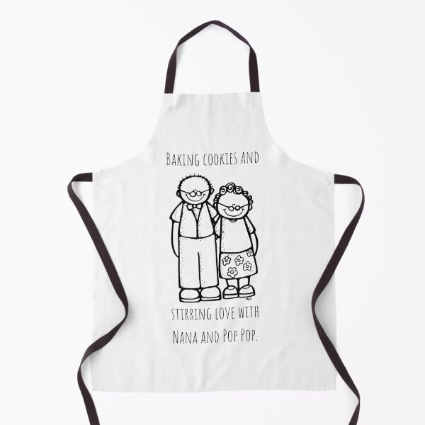 Item preview, Baking cookies with Nana & Pop Pop - cute grandparents designed and sold by Zombie-Killa.