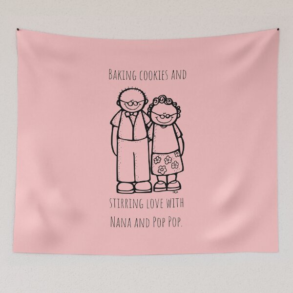 Item preview, Baking cookies with Nana & Pop Pop - cute grandparents designed and sold by Zombie-Killa.