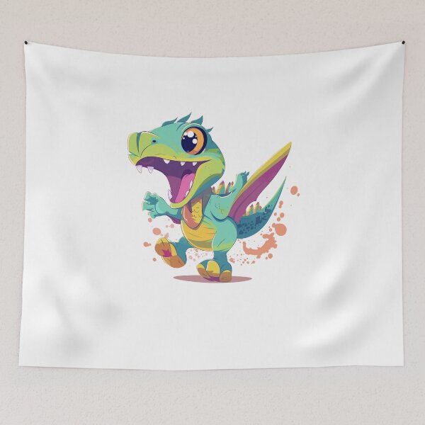Item preview, Fearless Dimorphodon: dinosaurio intrépido y aventurero designed and sold by CozyCanvasCrew.