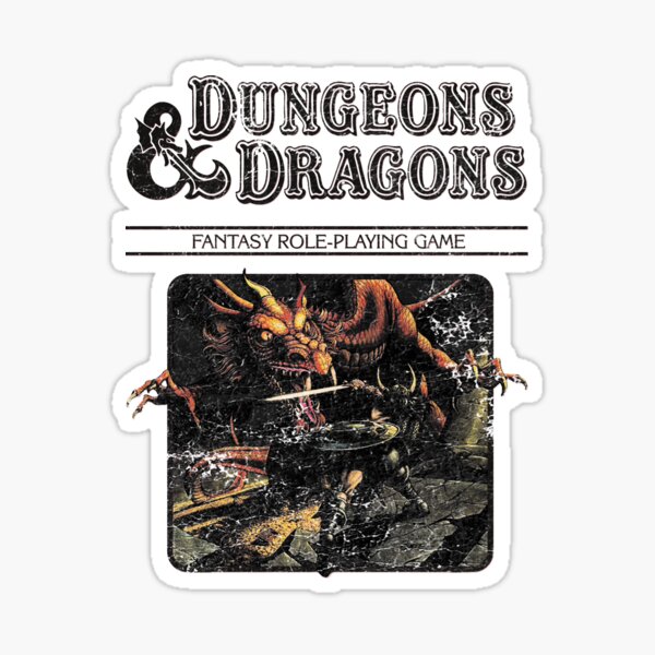 Item preview, Dungeons and Dragons Distressed  designed and sold by bantermugs.