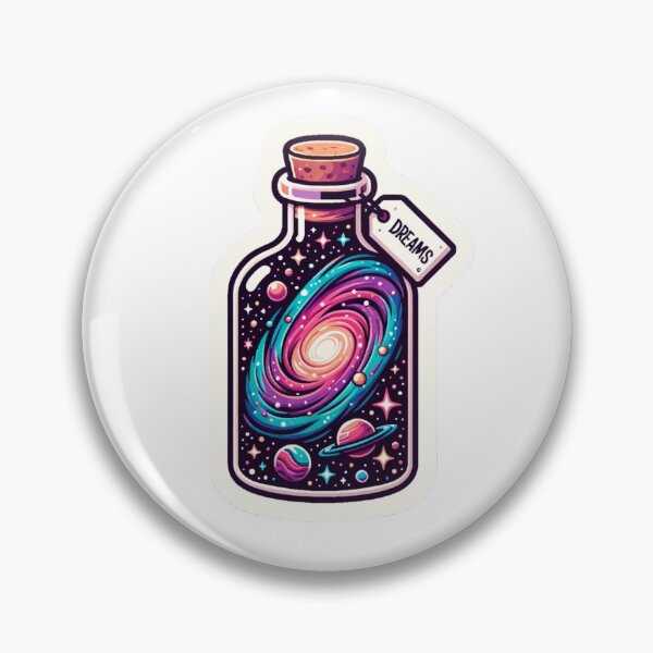 Item preview, Cosmic Captivation | Galaxy in a Bottle Illustration designed and sold by TheGraphicsLord.