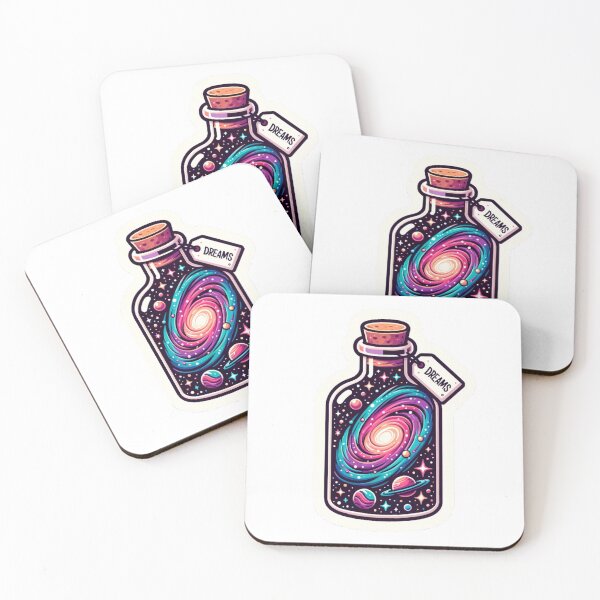 Item preview, Cosmic Captivation | Galaxy in a Bottle Illustration designed and sold by TheGraphicsLord.