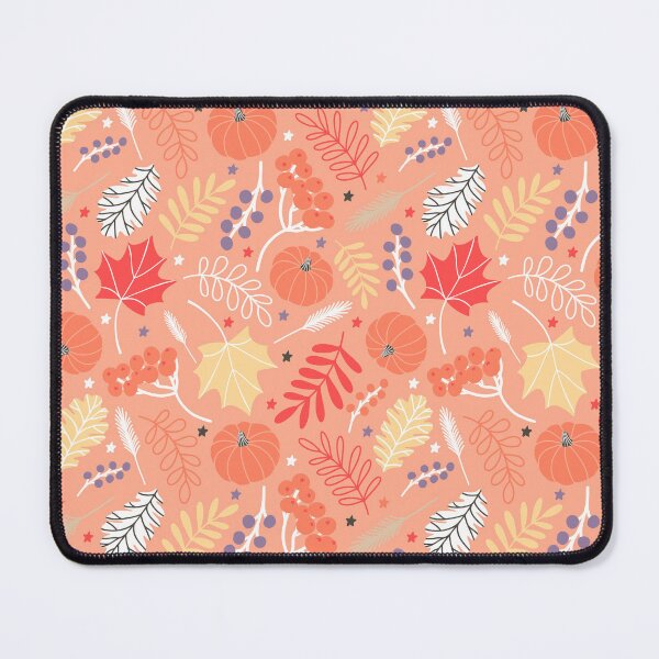 Item preview, Autumn Seasonal Pumpkin Berry Leaves pattern designed and sold by Nicola-Rowe.