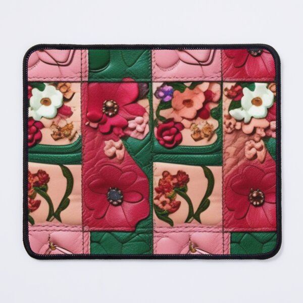 Item preview, Designer leather floral Patchwork designed and sold by Roxburylane.