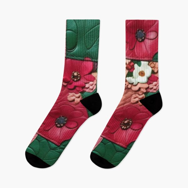 Item preview, Designer leather floral Patchwork  designed and sold by Roxburylane.