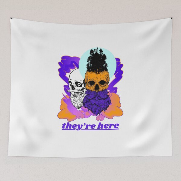 Item preview, Skull they're here  designed and sold by Gus-Fring-33.
