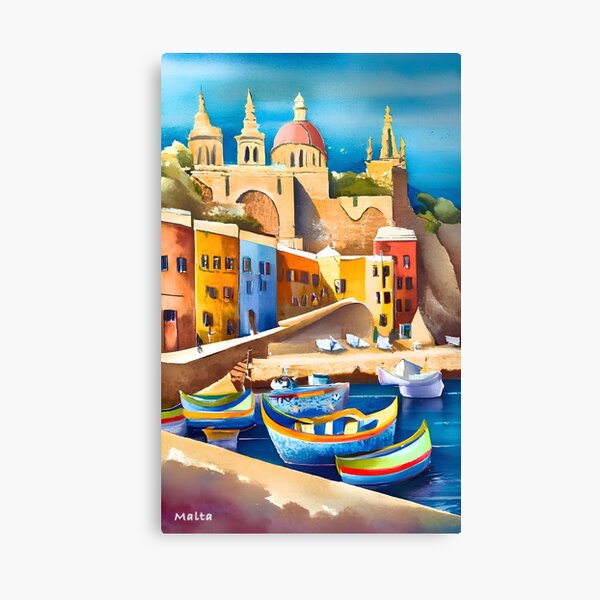 Item preview, MALTA: Ports, Piers, and Panoramas designed and sold by sirtonine.