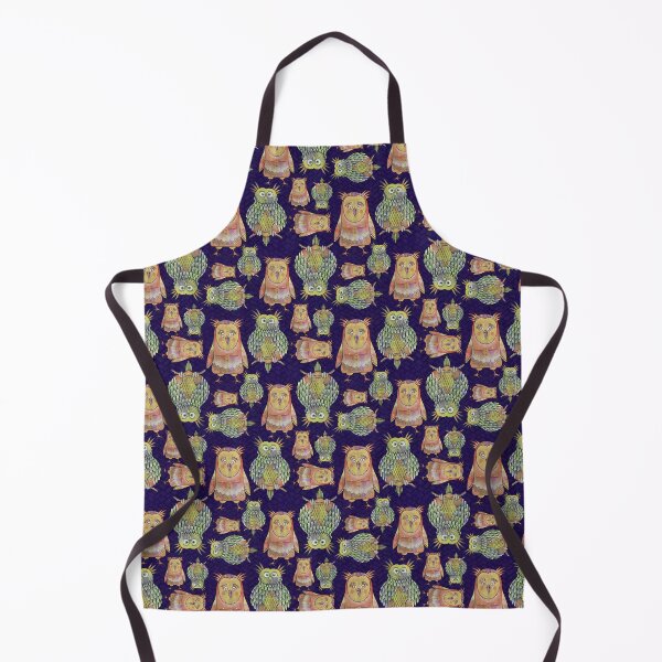 Item preview, Owl Be Right Birds - Midnight Blue [CP22062b] designed and sold by Carina Parry Studios.