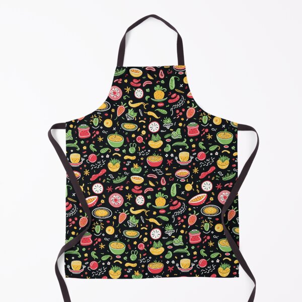 Item preview, patterns with cute food items designed and sold by SasiPen.