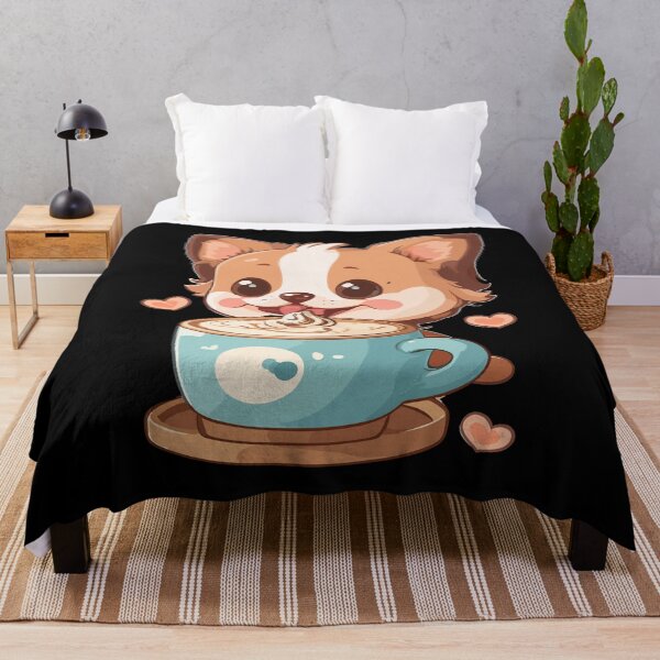 Item preview, Puppuccino Dog Drinking Cappuccino designed and sold by Peculiarts.