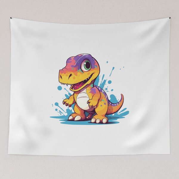 Item preview, Fiesty Diplodocus: Fiesty and Spirited Dinosaur designed and sold by CozyCanvasCrew.