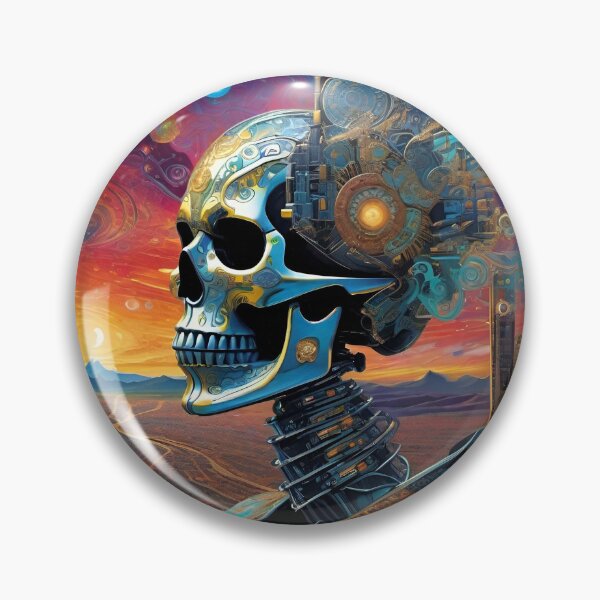 Item preview, Trippy Skeleton Sci-Fi Cyborgs - Surreal Dreamscapes 2 designed and sold by Benito Del Ray.