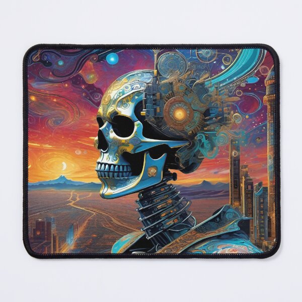Item preview, Trippy Skeleton Sci-Fi Cyborgs - Surreal Dreamscapes 2 designed and sold by Benito Del Ray.