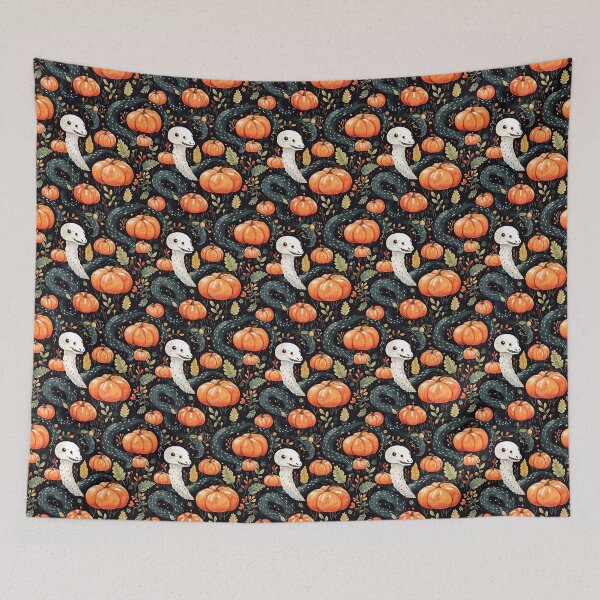 Item preview, Enchanting Serpent: Cute Snake Slithering into Halloween Fun designed and sold by qoodesignstudio.