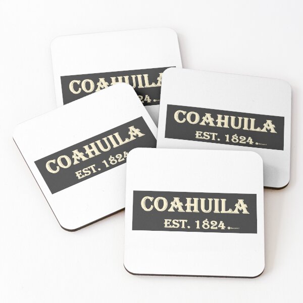 Item preview, Coahuila Est. 1824 gray background designed and sold by bascconut.