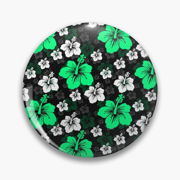 Item preview, Green White Abstract Floral Surface Pattern designed and sold by PatternTitan.
