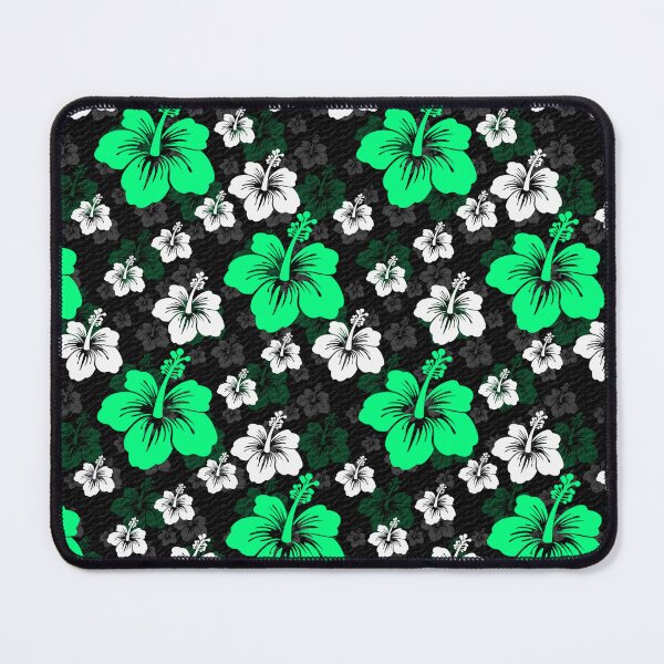 Item preview, Green White Abstract Floral Surface Pattern designed and sold by PatternTitan.