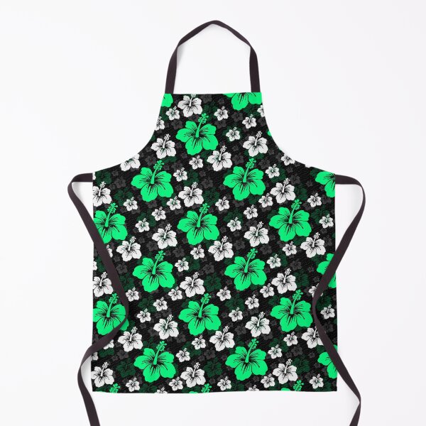 Item preview, Green White Abstract Floral Surface Pattern designed and sold by PatternTitan.