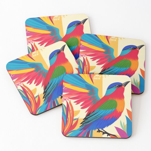Item preview, Colorful bird designed and sold by M-Y-A-R-T-.