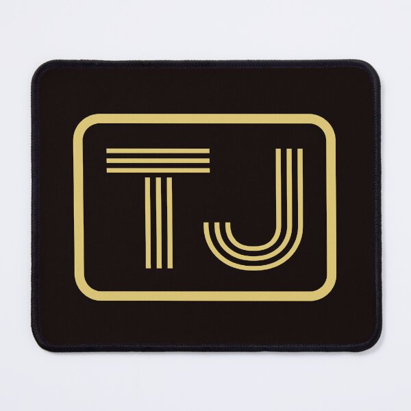 Item preview, TJ Initials Gold Geometric Letters designed and sold by Jeallan Designs.