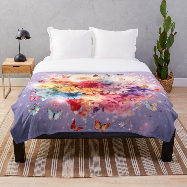 Item preview, Floral explosion with butterflies designed and sold by VisualFeeling.