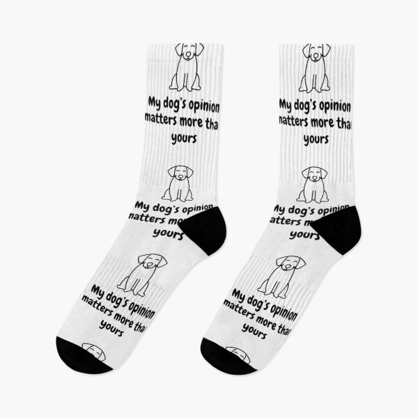 Item preview, My dog's opinion matters more than yours, funny quote designed and sold by Stitch05.
