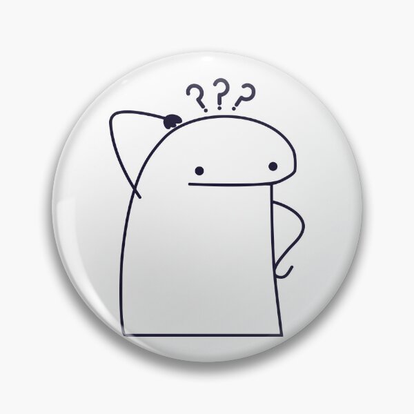 Item preview, Questioning Cute Flork Meme designed and sold by loom-check.